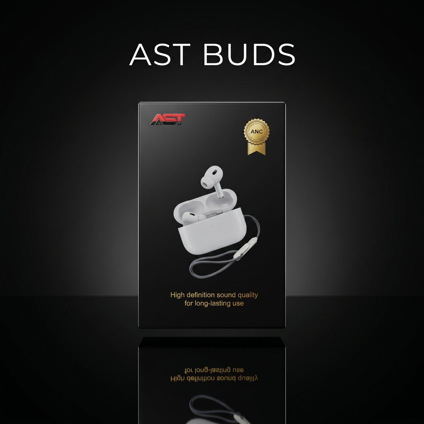 AST Buds ANC Wireless Earbuds | Noise Cancelling, Gaming Mode, Dual Mic | 1 Year Warranty